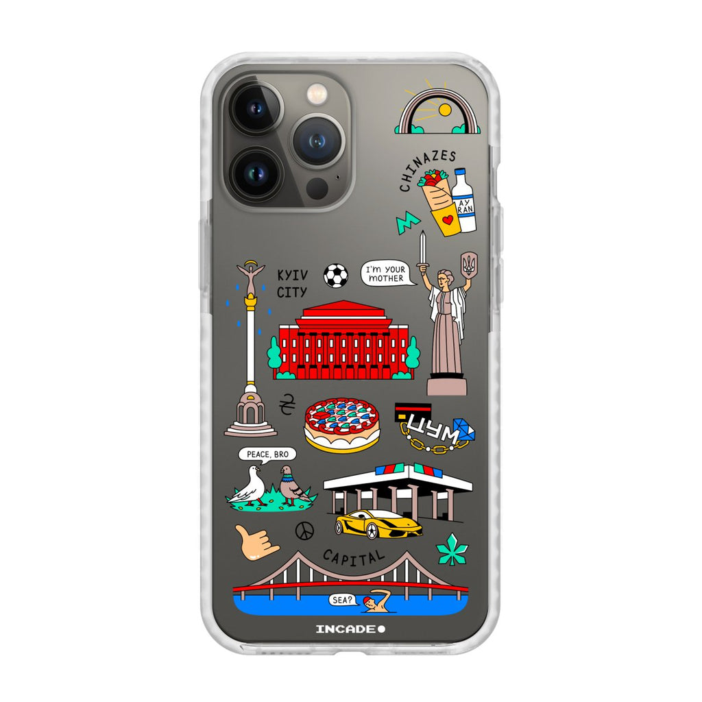 Чохол для iPhone 13 Pro KYIV - INCADE