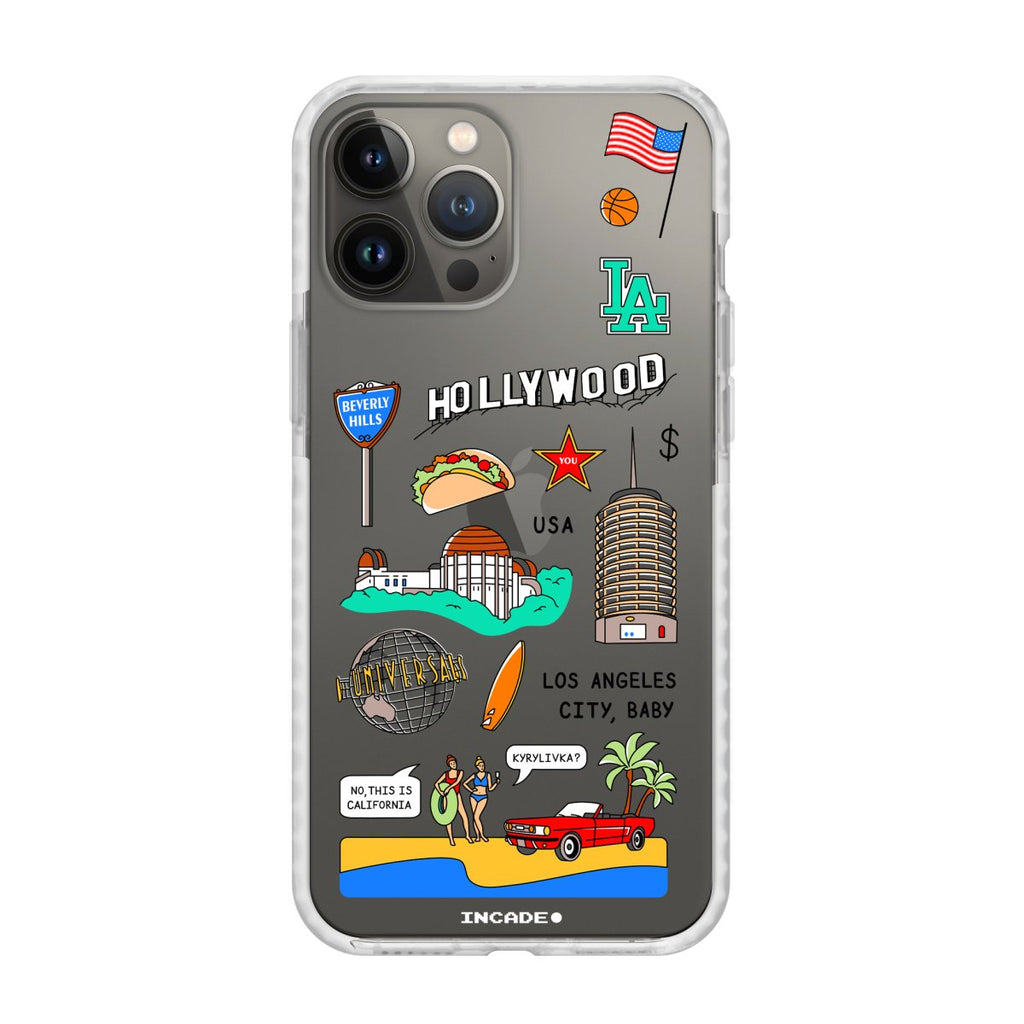 Чохол для iPhone 13 Pro LOS ANGELES - INCADE