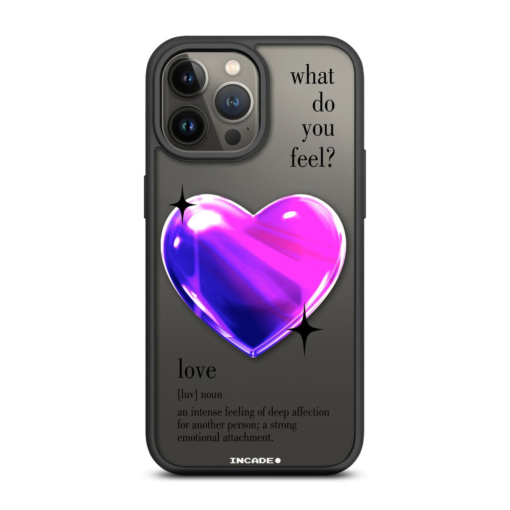 Чохол для iPhone 13 Pro Max 1 heart violet - INCADE