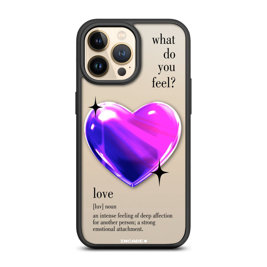 Чохол для iPhone 13 Pro Max 1 heart violet - INCADE