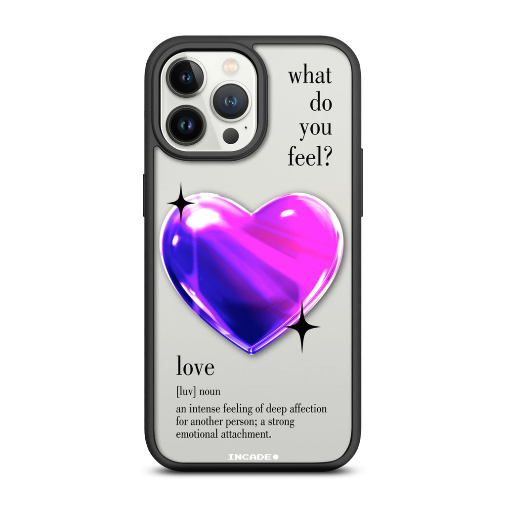 Чохол для iPhone 13 Pro Max 1 heart violet - INCADE