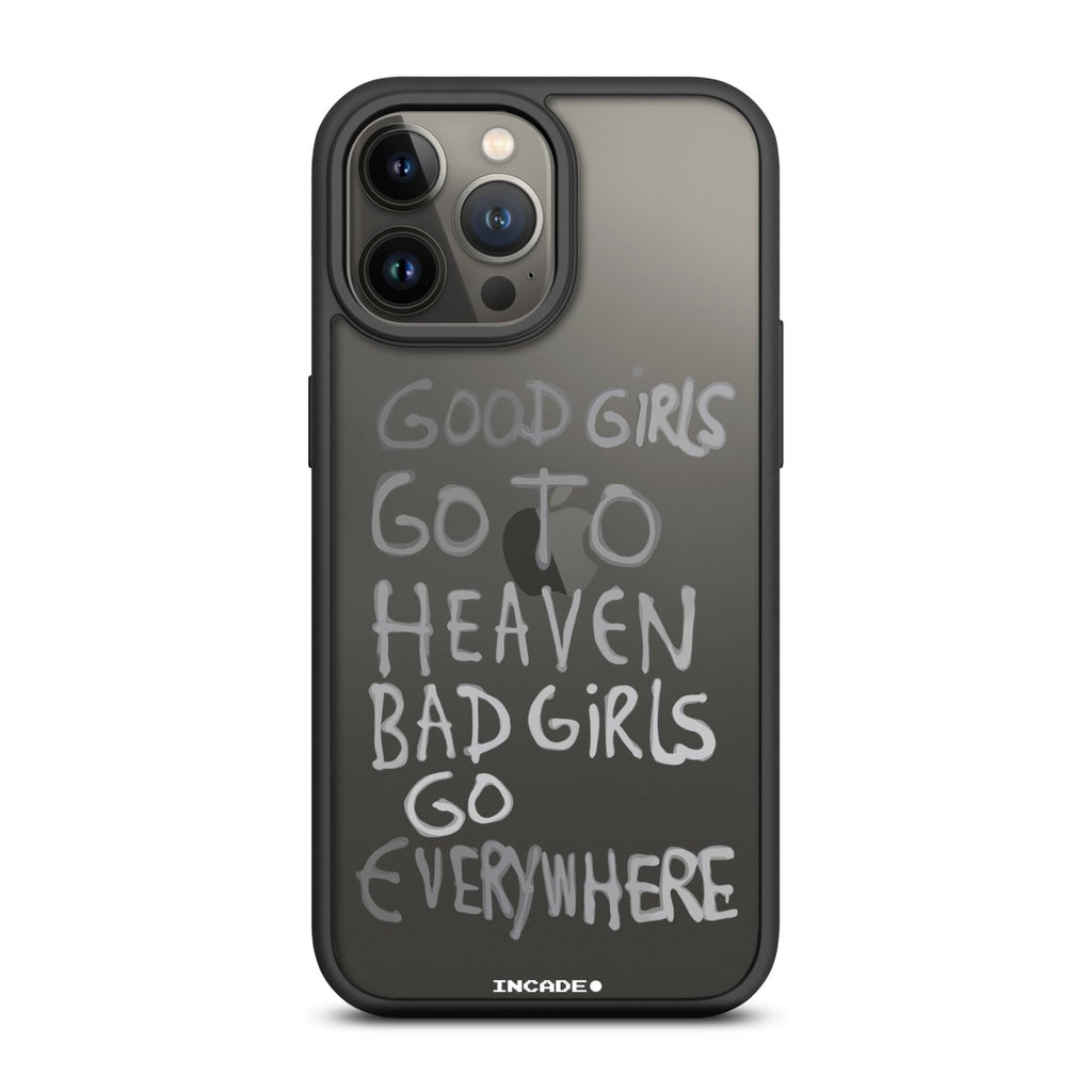 Чохол для iPhone 13 Pro Max bad girl silver - INCADE