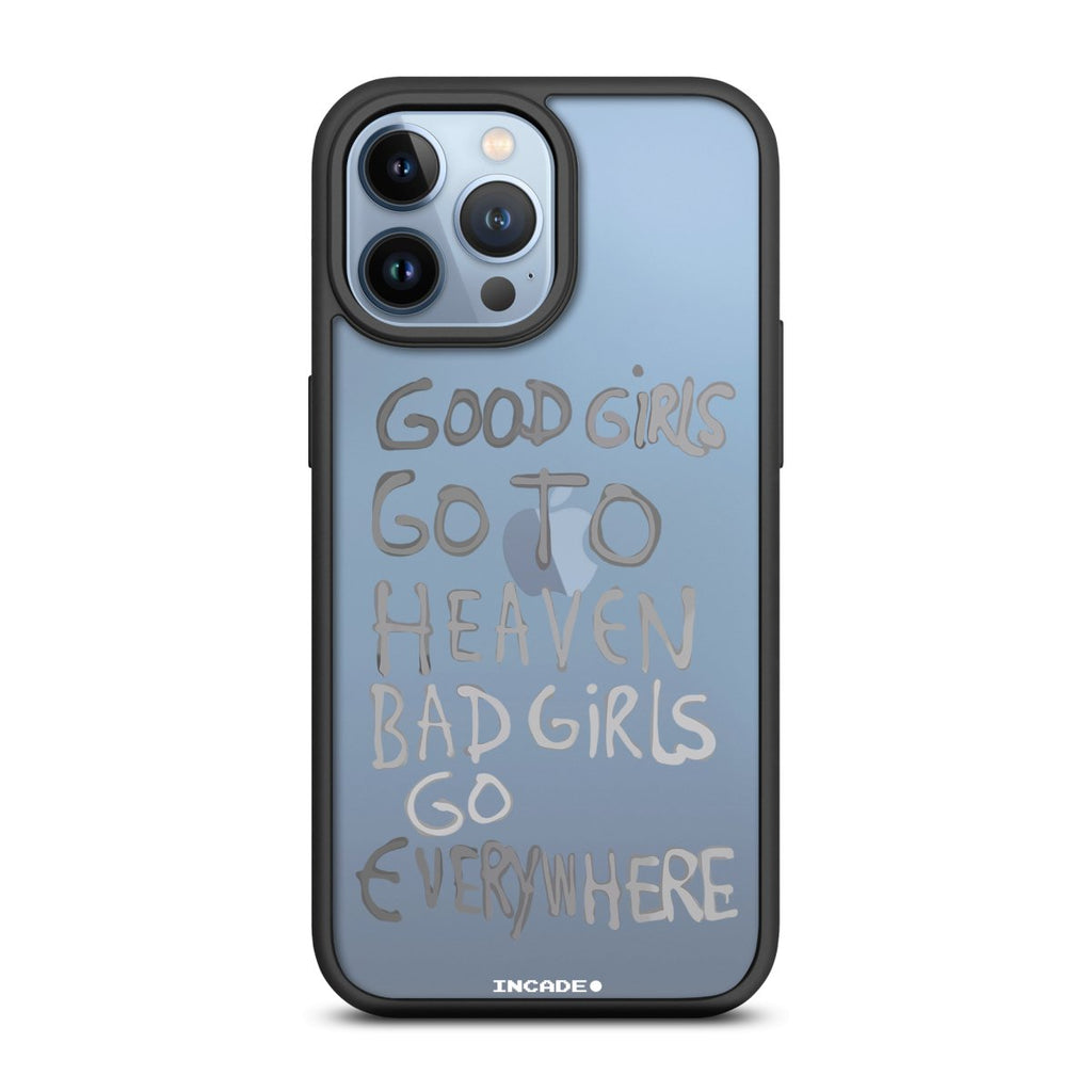 Чохол для iPhone 13 Pro Max bad girl silver - INCADE