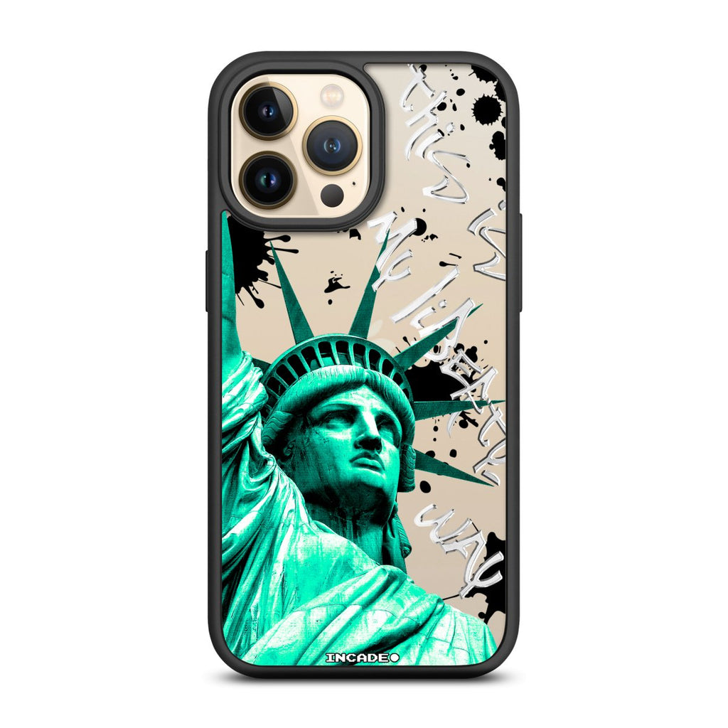 Чохол для iPhone 13 Pro Max STATUE GREEN - INCADE