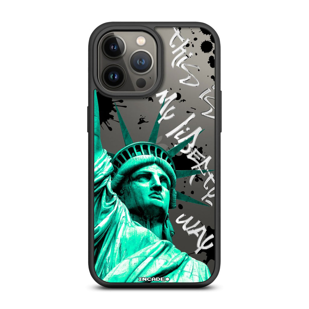 Чохол для iPhone 13 Pro Max STATUE GREEN - INCADE