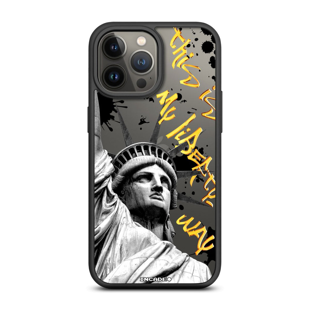 Чохол для iPhone 13 Pro Max STATUE GREY - INCADE