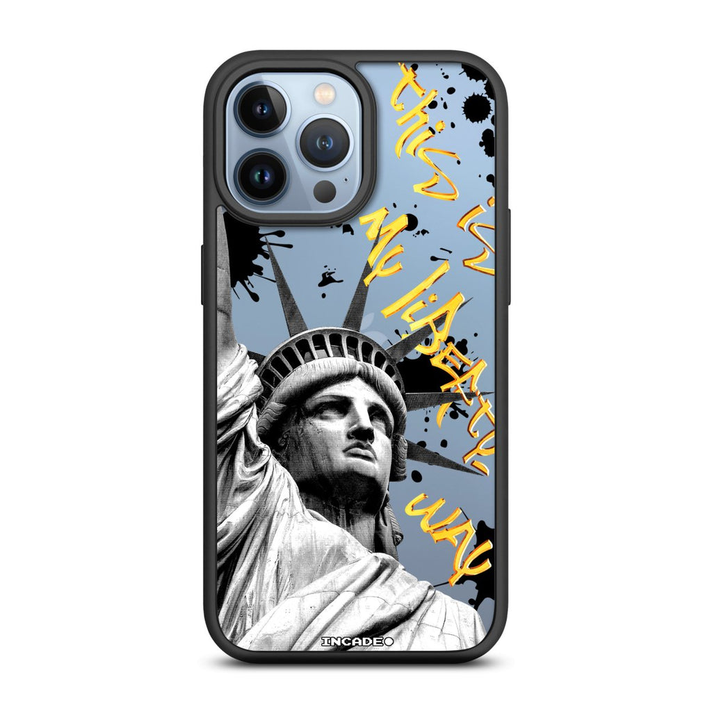 Чохол для iPhone 13 Pro Max STATUE GREY - INCADE