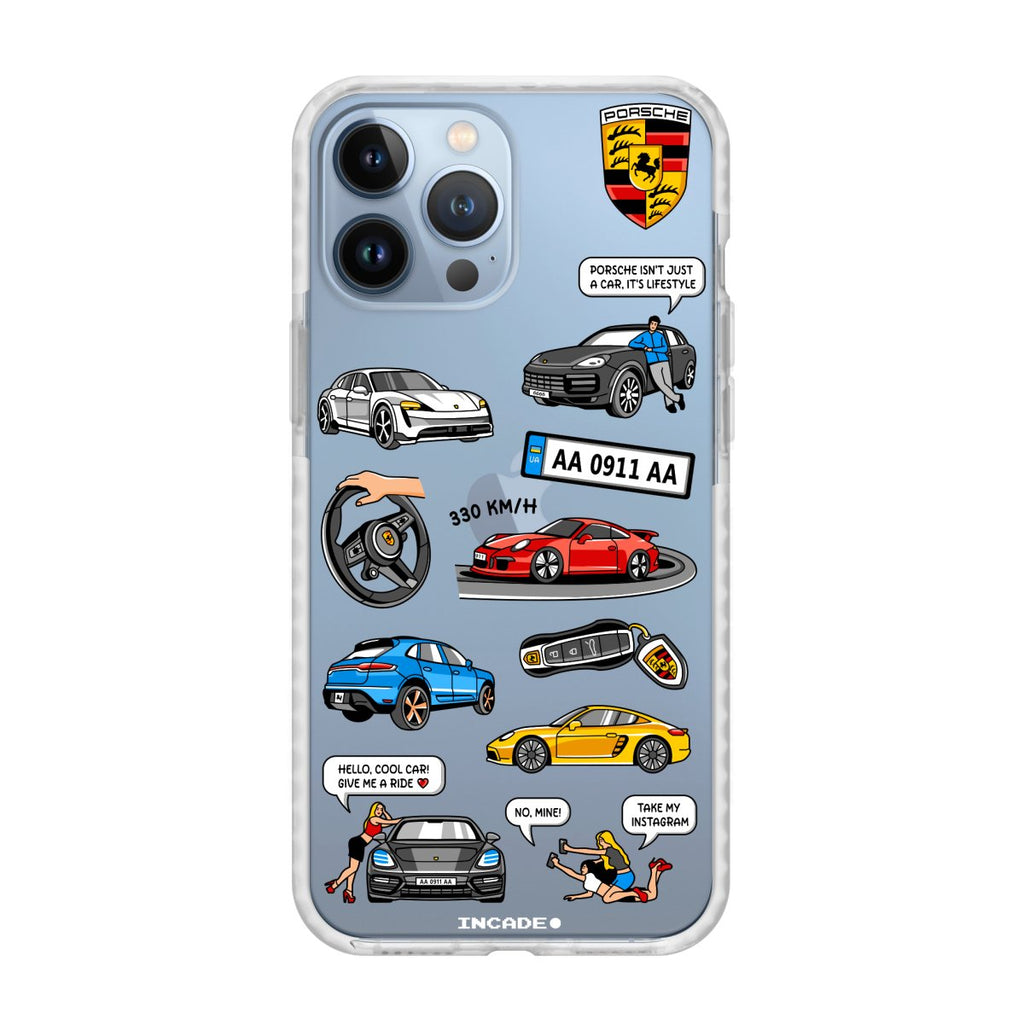 Чохол для iPhone 13 Pro PORSCHE - INCADE