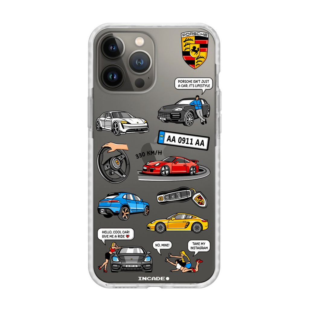Чохол для iPhone 13 Pro PORSCHE - INCADE