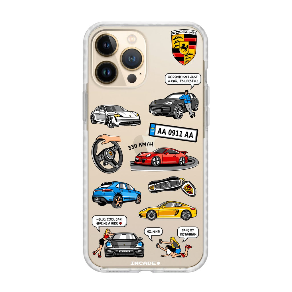 Чохол для iPhone 13 Pro PORSCHE - INCADE