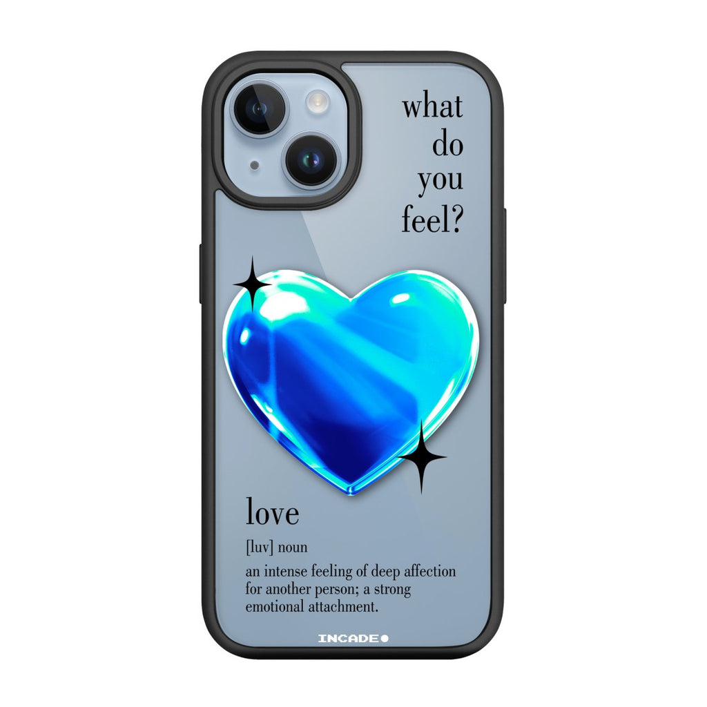 Чохол для iPhone 14 1 heart blue - INCADE
