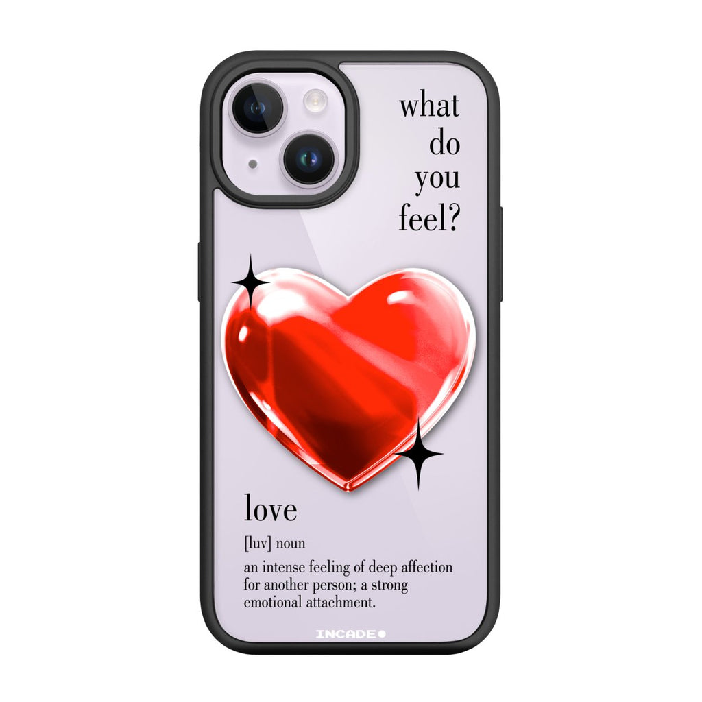 Чохол для iPhone 14 1 heart red - INCADE
