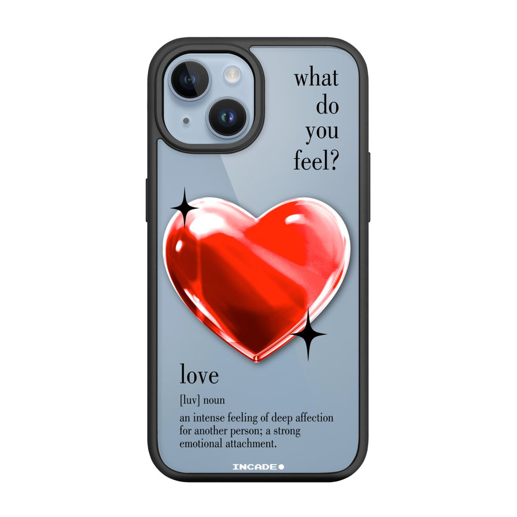 Чохол для iPhone 14 1 heart red - INCADE