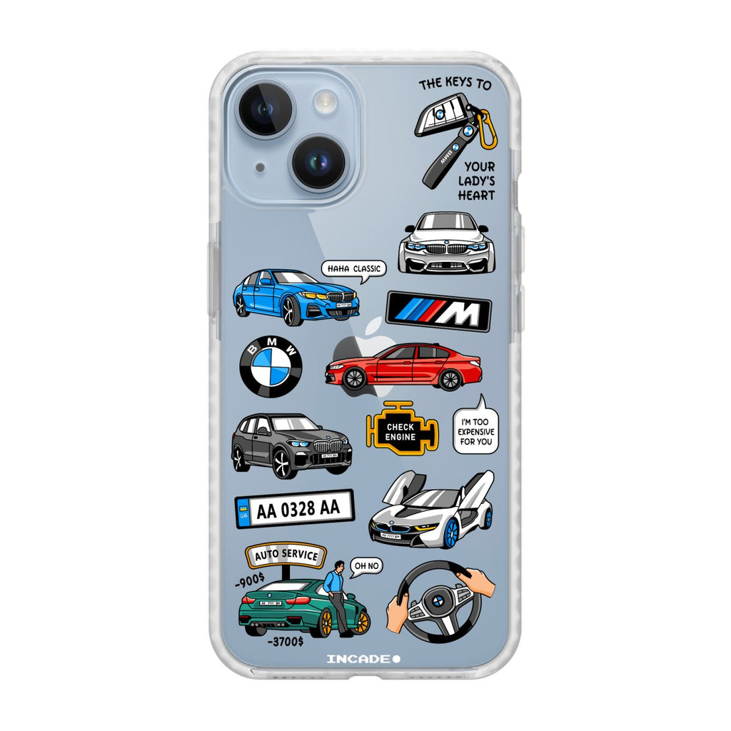 Чохол для iPhone 14 BMW - INCADE