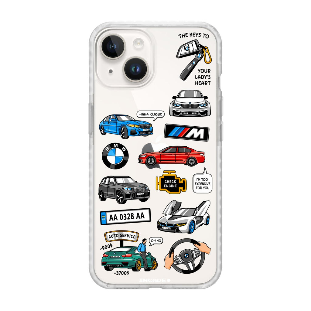 Чохол для iPhone 14 BMW - INCADE