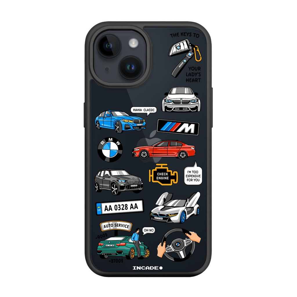 Чохол для iPhone 14 BMW - INCADE