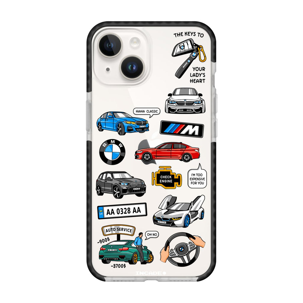 Чохол для iPhone 14 BMW - INCADE