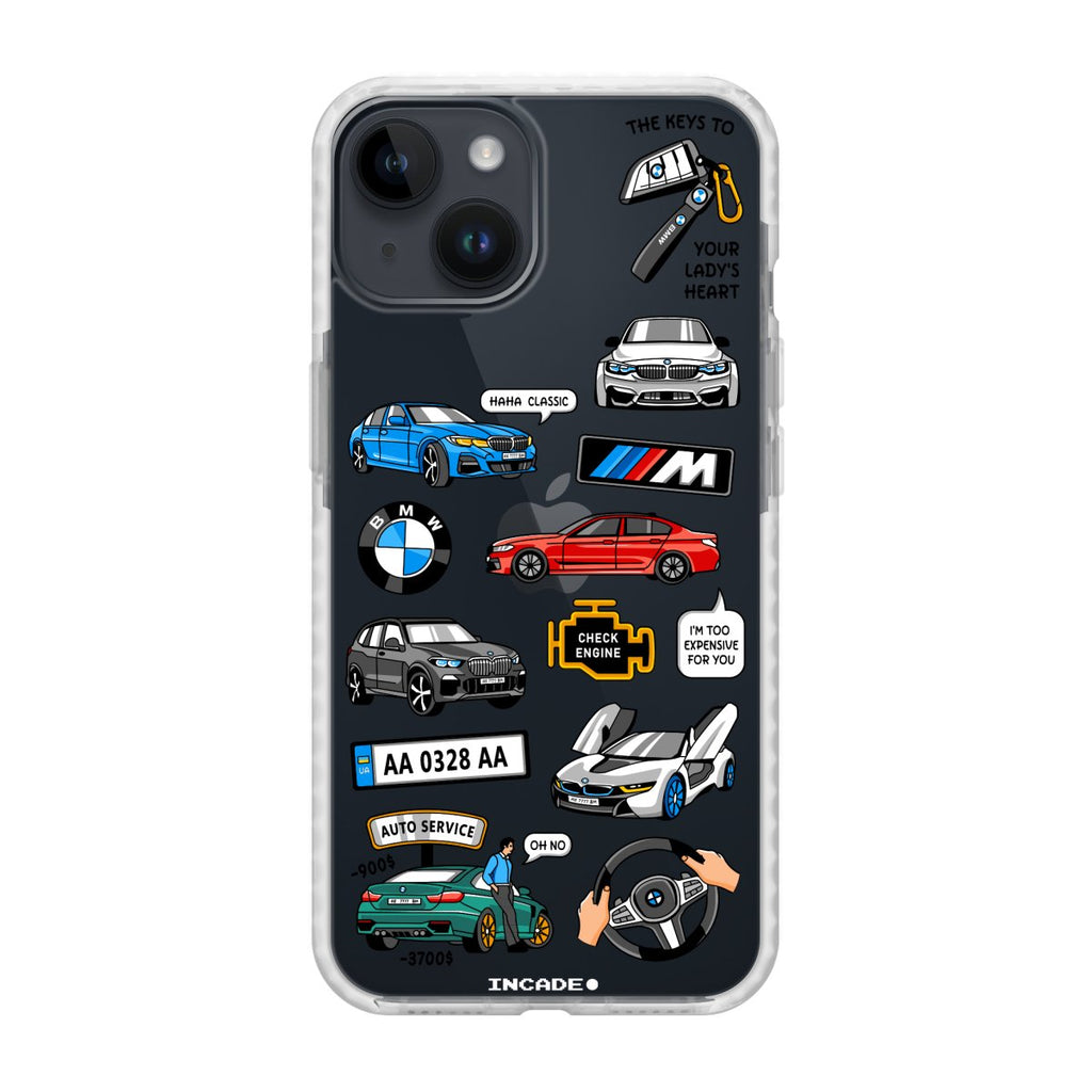 Чохол для iPhone 14 BMW - INCADE