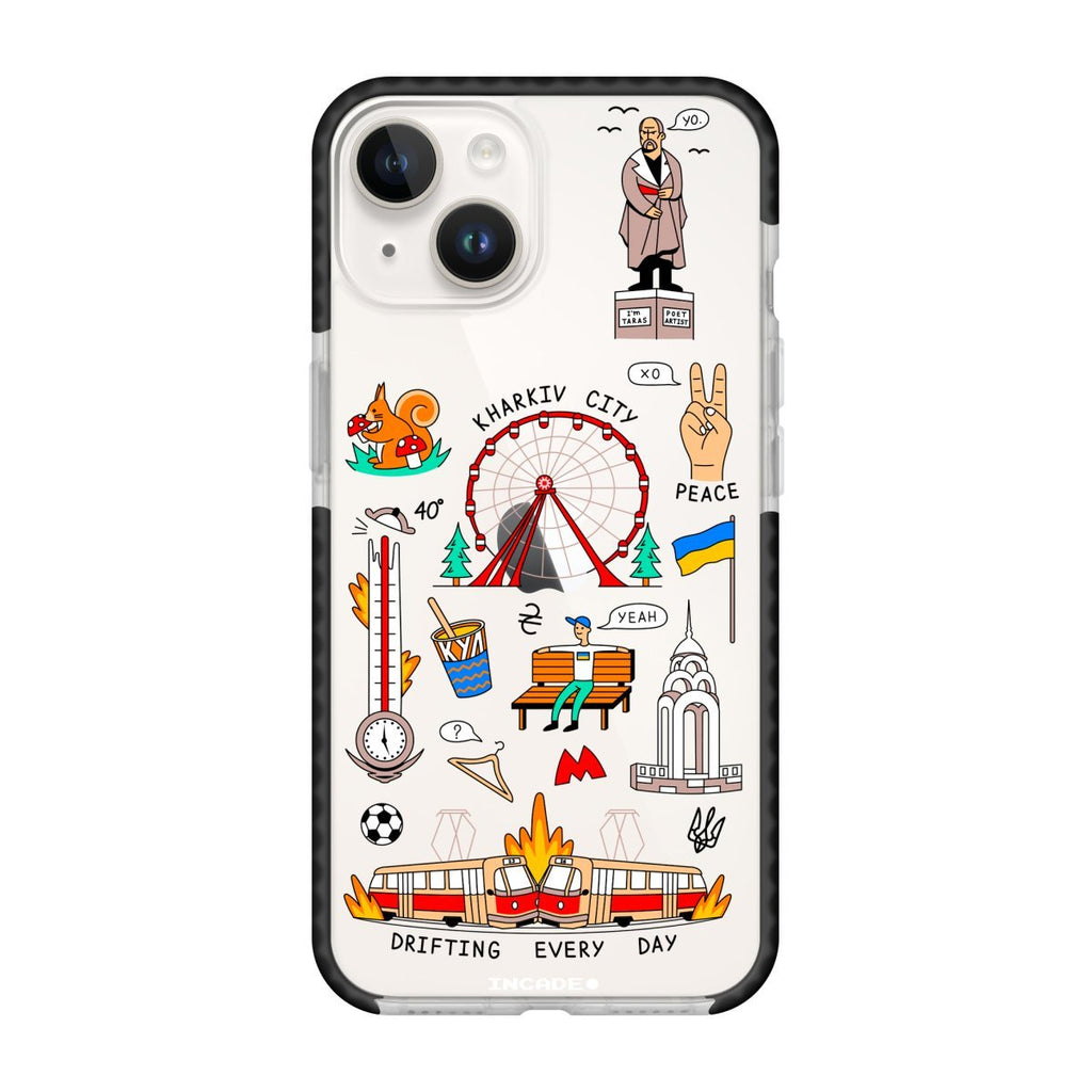 Чохол для iPhone 14 KHARKIV - INCADE