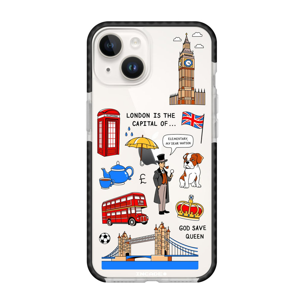 Чохол для iPhone 14 LONDON - INCADE