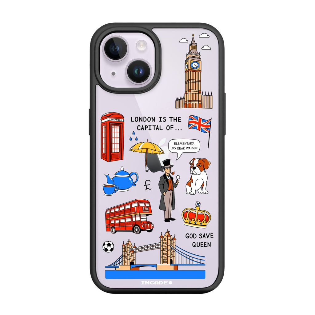 Чохол для iPhone 14 LONDON - INCADE