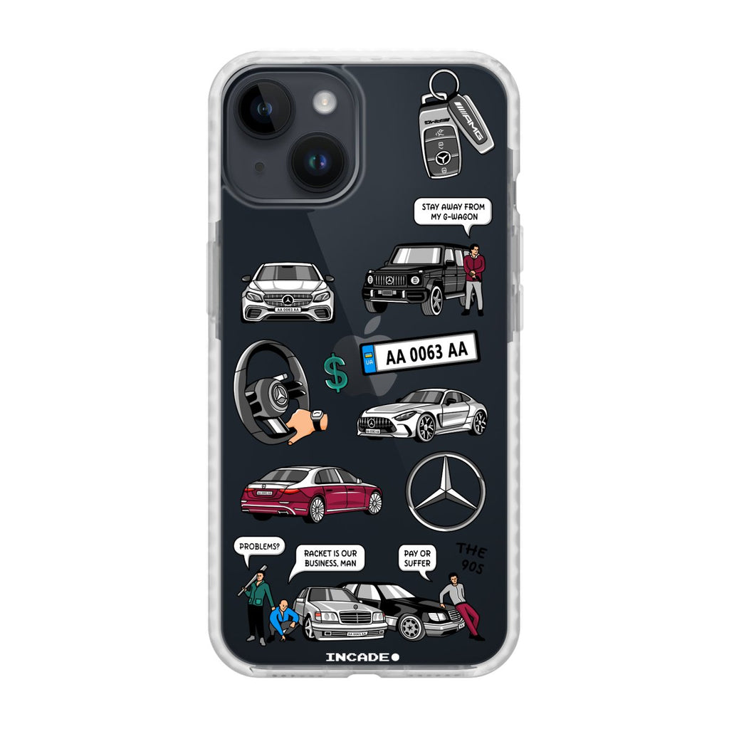 Чохол для iPhone 14 MERCEDES - INCADE