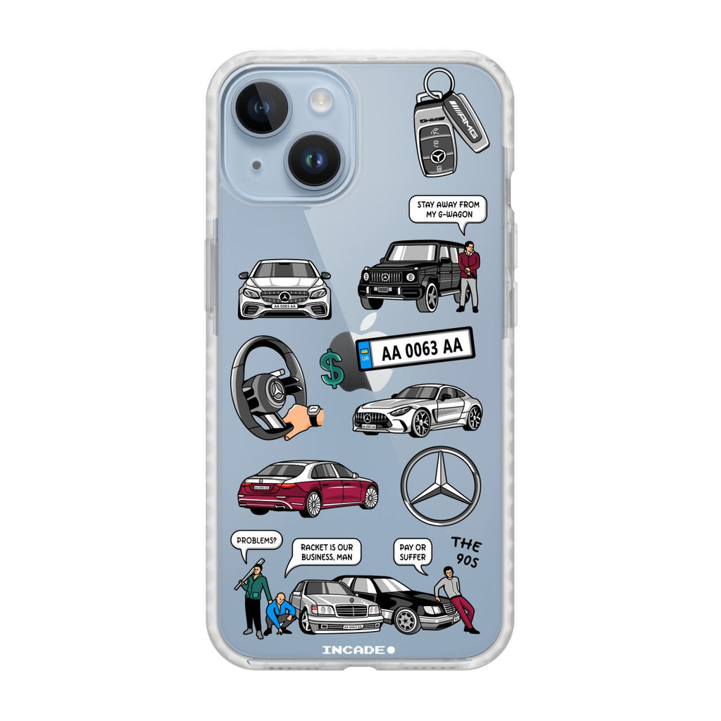 Чохол для iPhone 14 MERCEDES - INCADE
