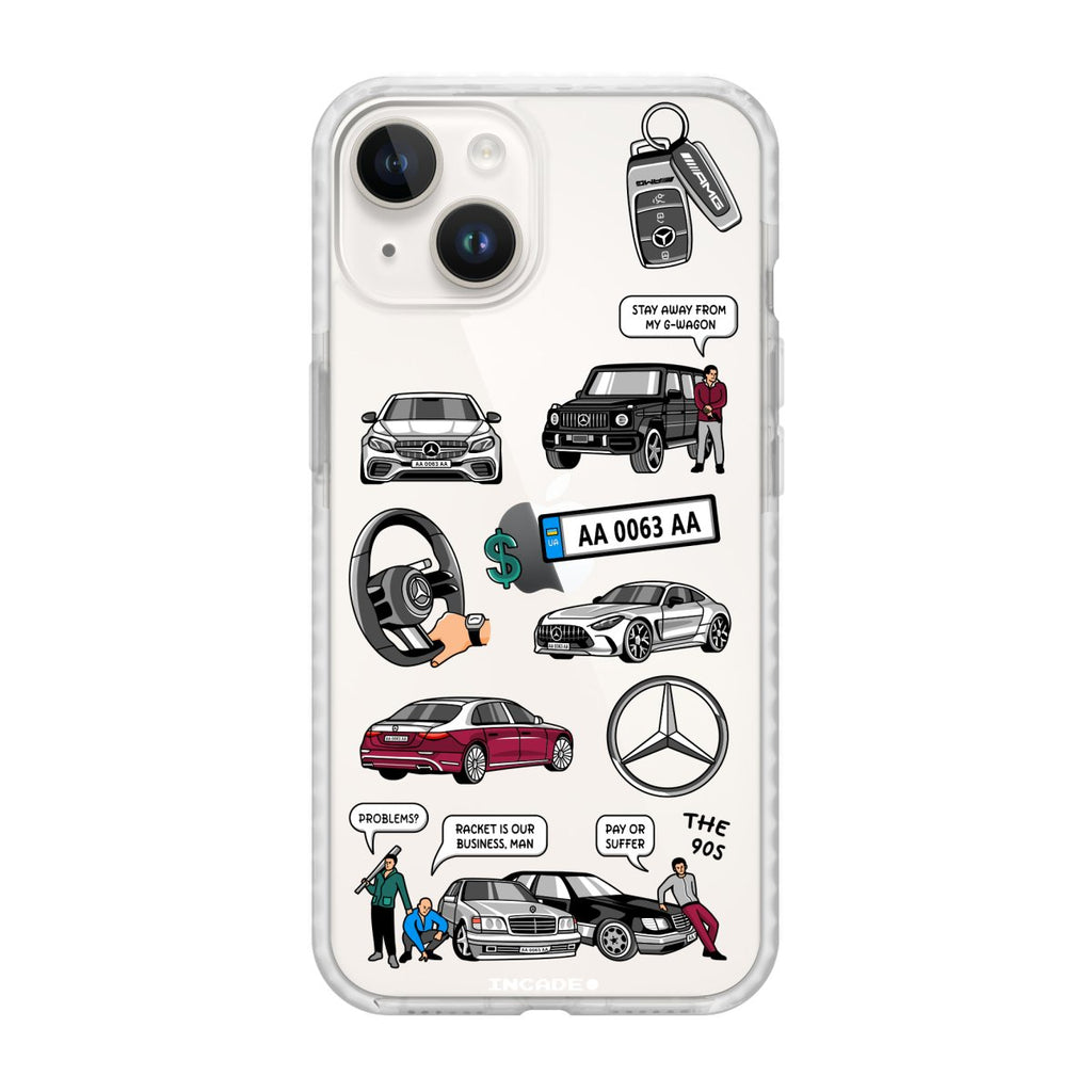 Чохол для iPhone 14 MERCEDES - INCADE