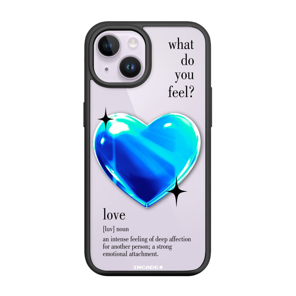Чохол для iPhone 14 Plus 1 heart blue - INCADE