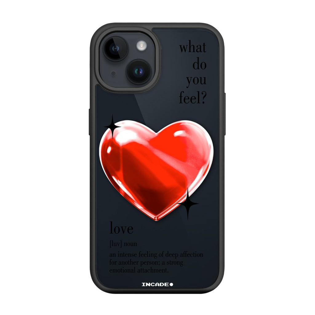 Чохол для iPhone 14 Plus 1 heart red - INCADE