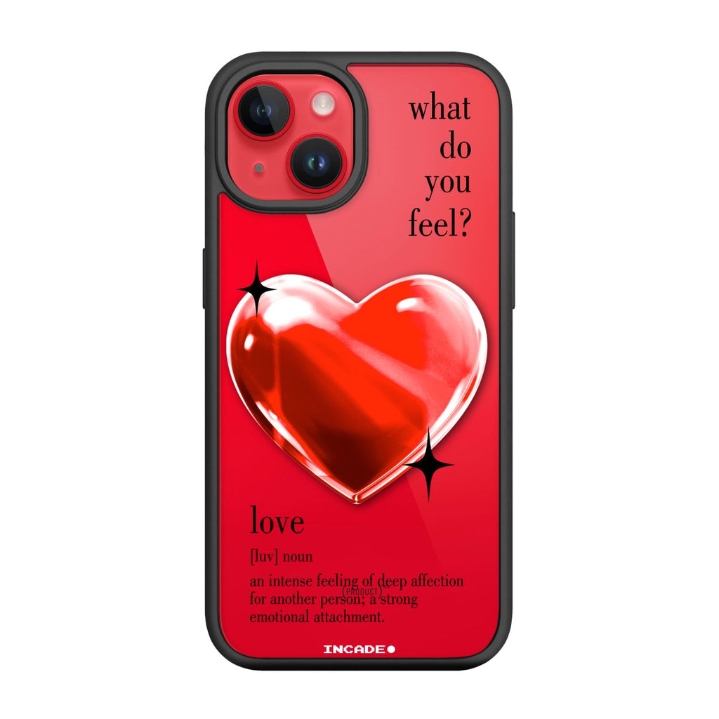 Чохол для iPhone 14 Plus 1 heart red - INCADE