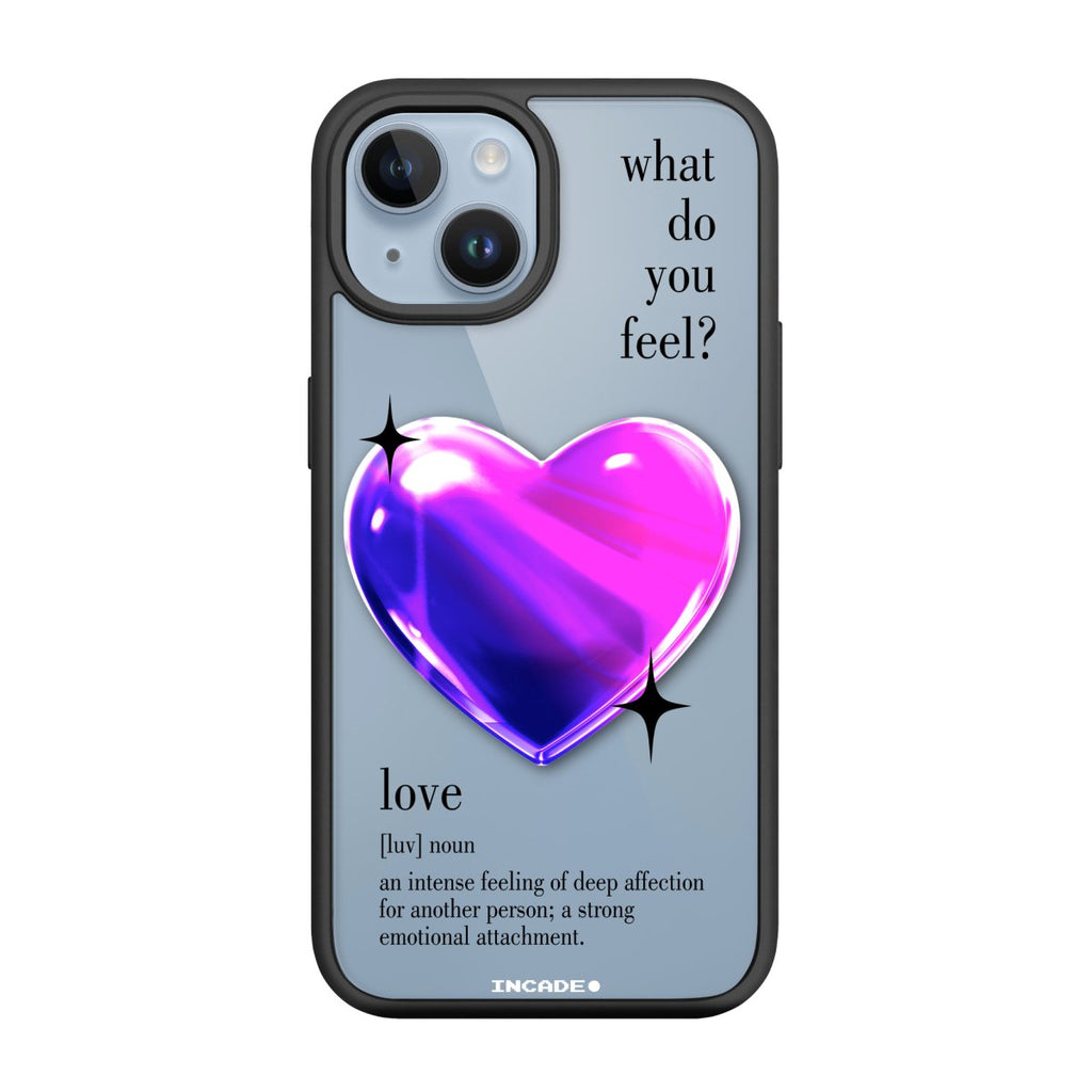 Чохол для iPhone 14 Plus 1 heart violet - INCADE