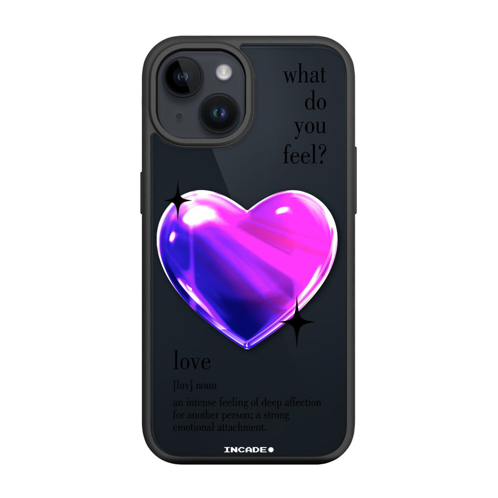 Чохол для iPhone 14 Plus 1 heart violet - INCADE
