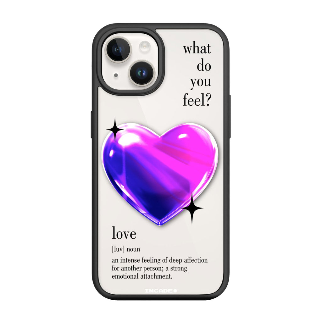 Чохол для iPhone 14 Plus 1 heart violet - INCADE