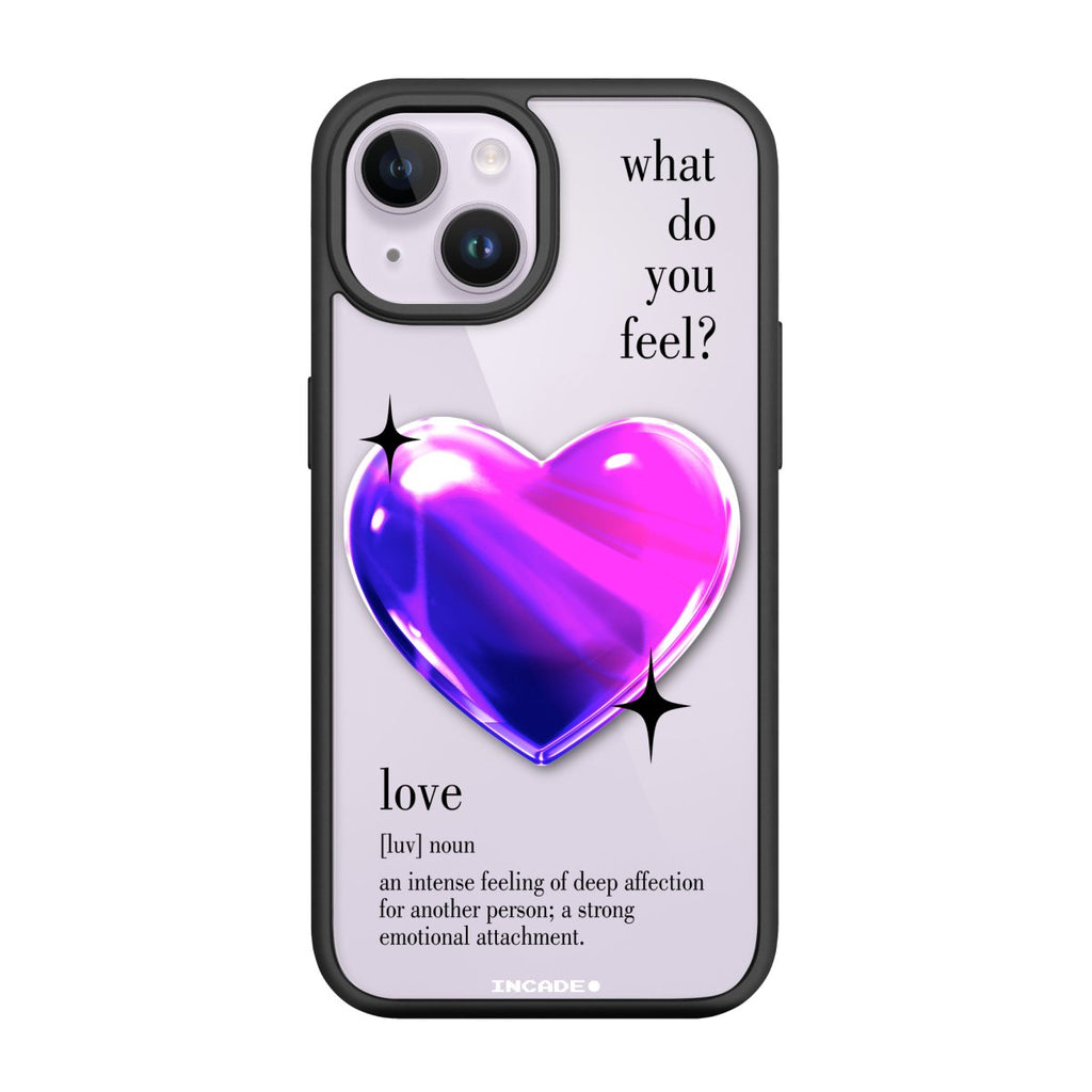 Чохол для iPhone 14 Plus 1 heart violet - INCADE