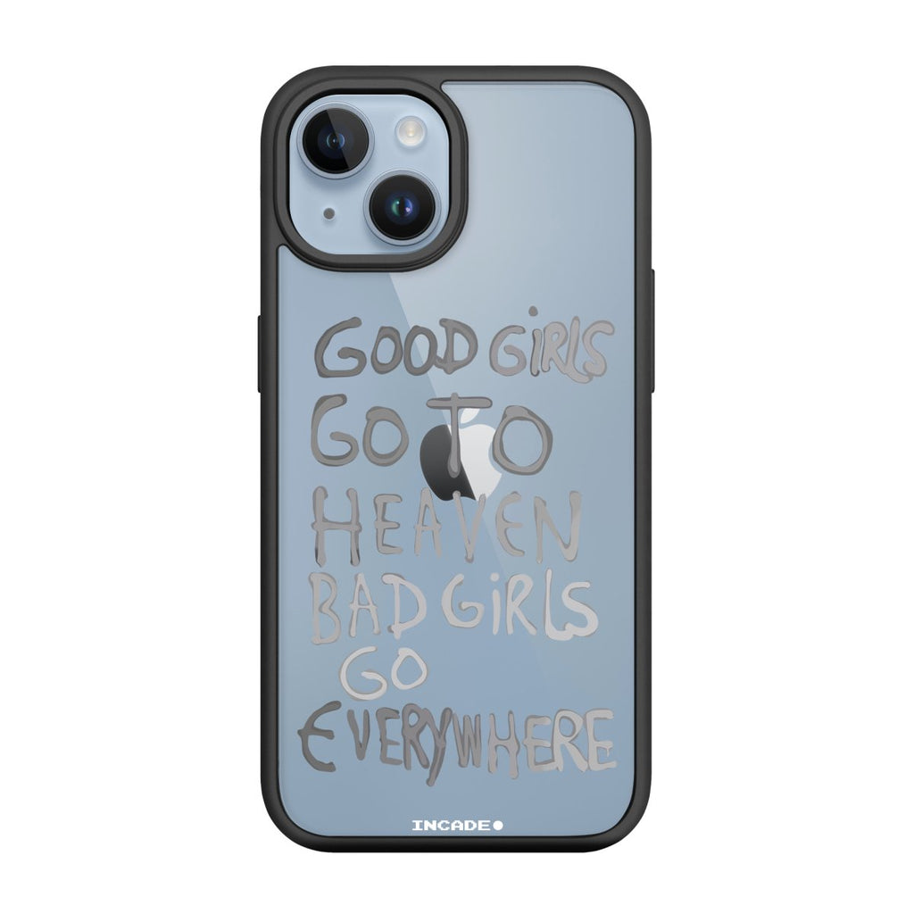 Чохол для iPhone 14 Plus bad girl silver - INCADE