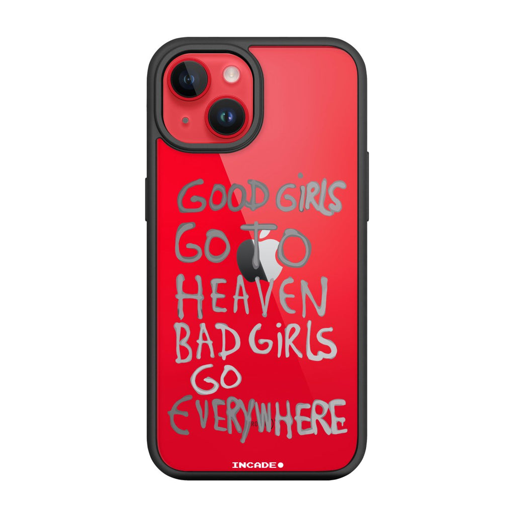 Чохол для iPhone 14 Plus bad girl silver - INCADE