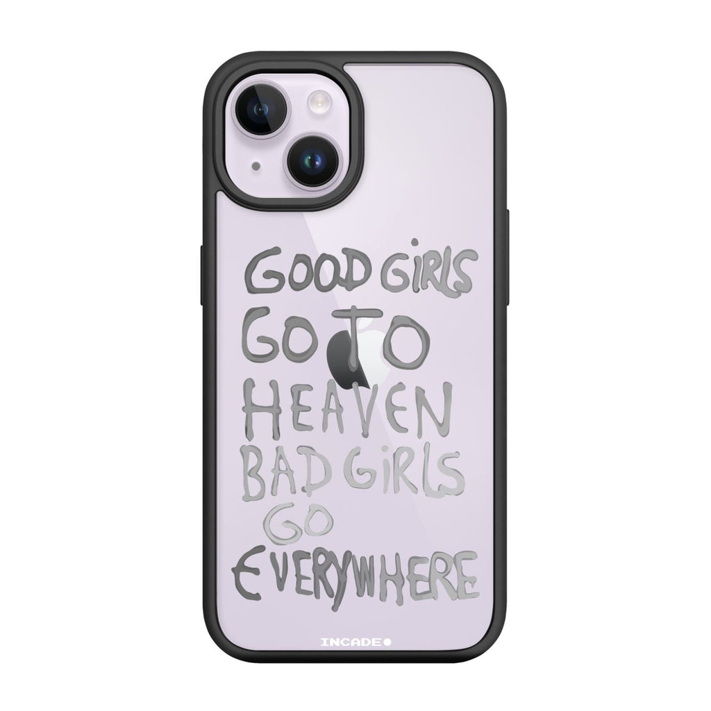 Чохол для iPhone 14 Plus bad girl silver - INCADE