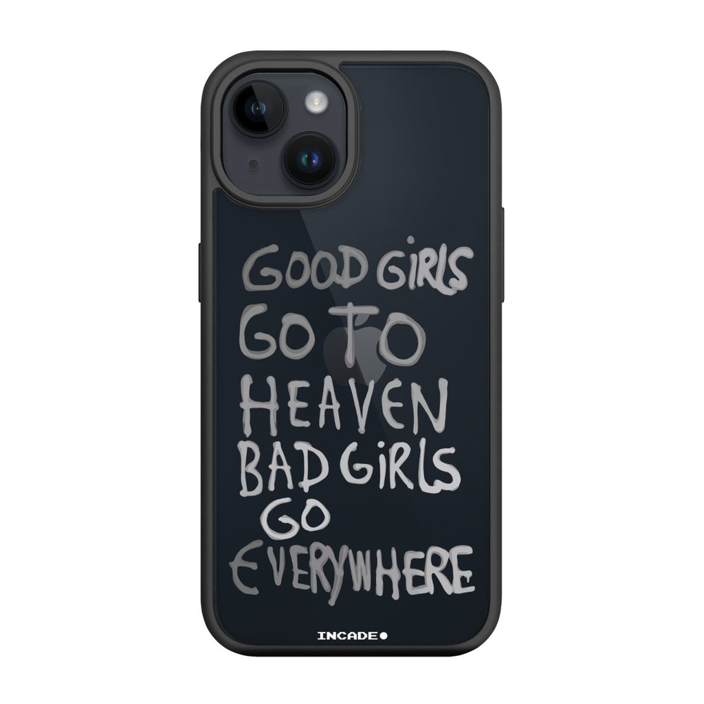 Чохол для iPhone 14 Plus bad girl silver - INCADE
