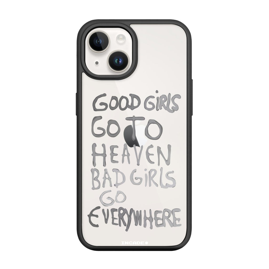 Чохол для iPhone 14 Plus bad girl silver - INCADE