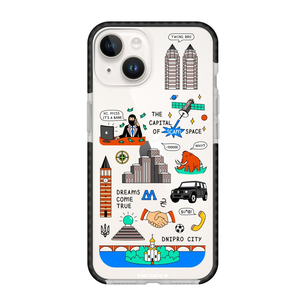 Чохол для iPhone 14 Plus DNIPRO - INCADE