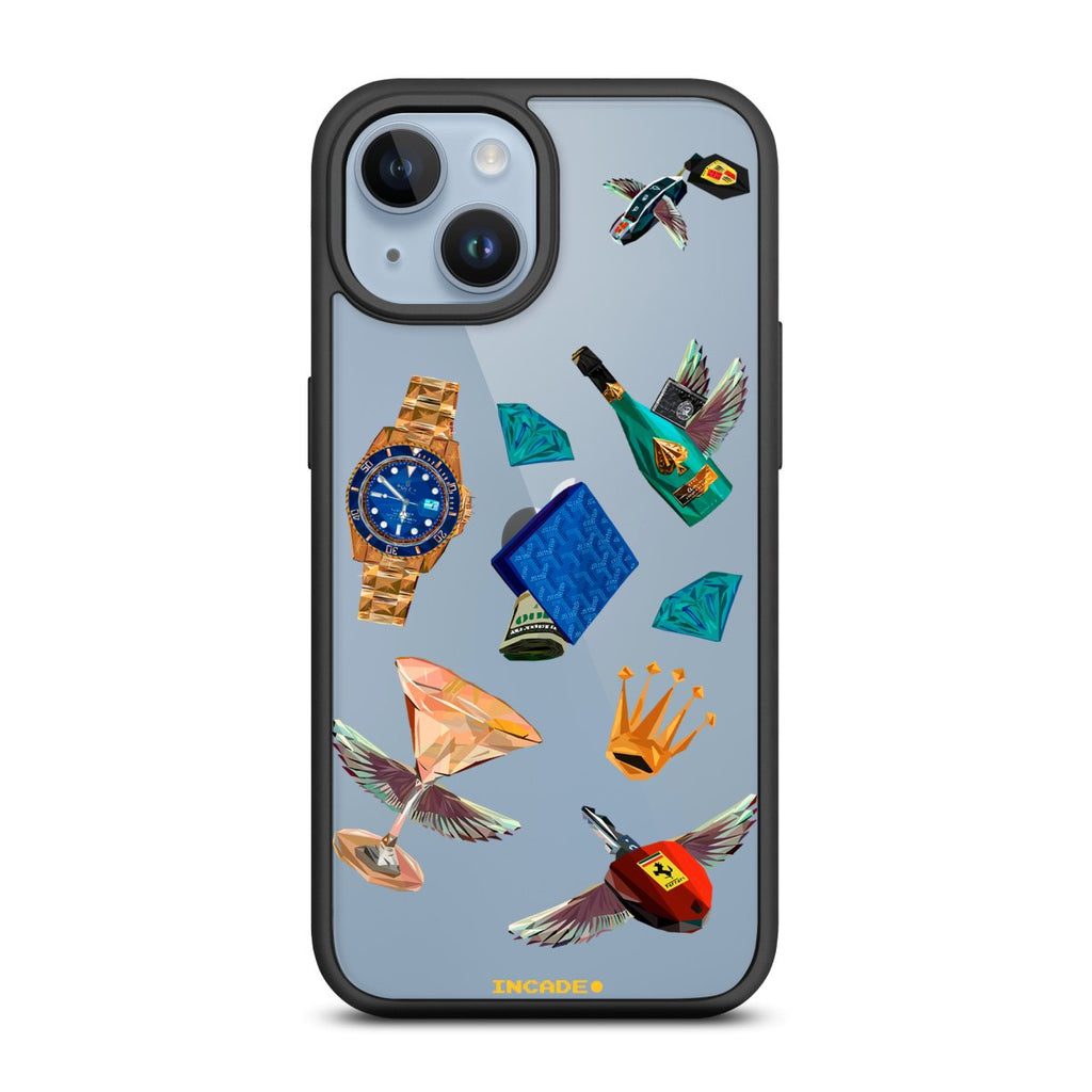 Чохол для iPhone 14 Plus Ferrari porsche rolex - INCADE
