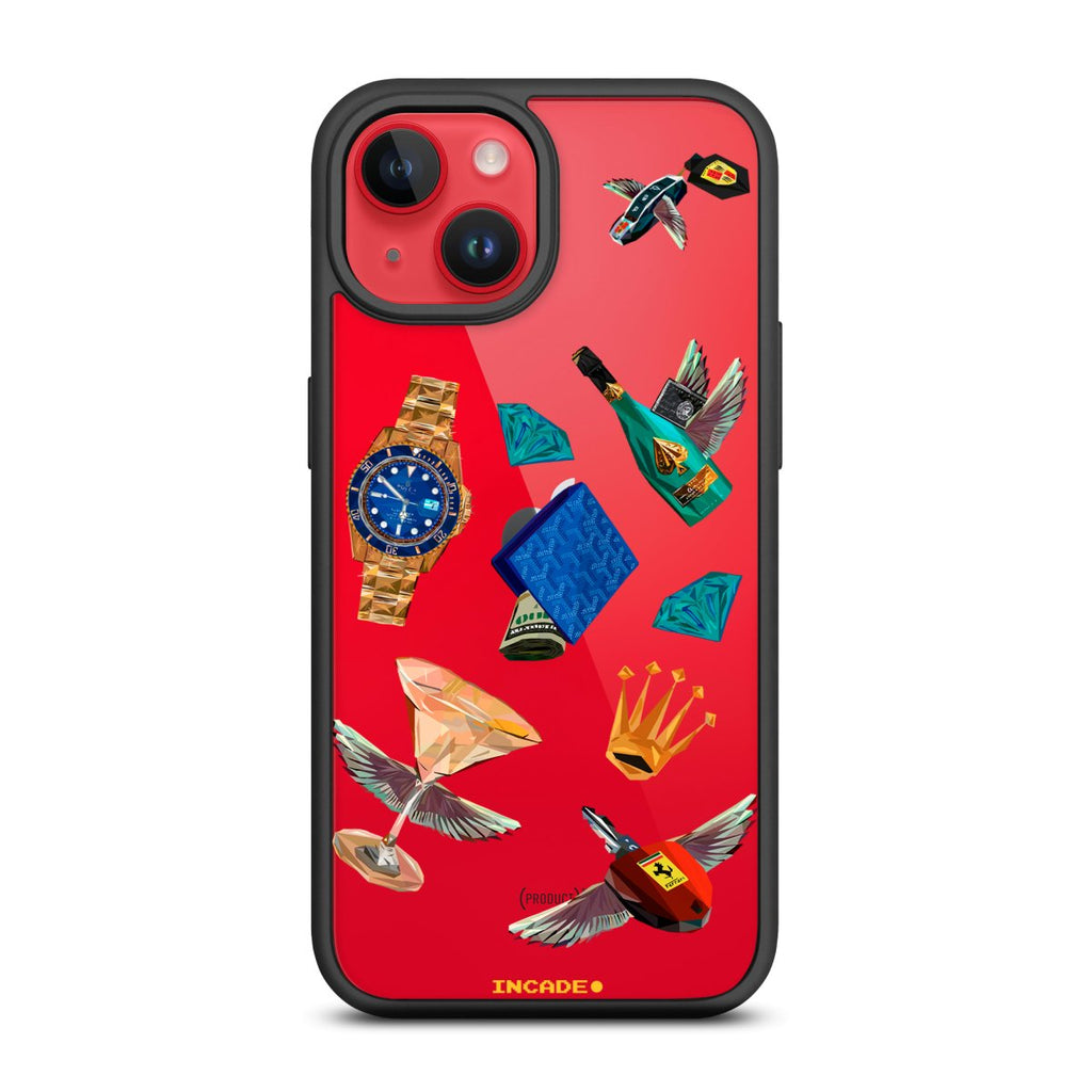 Чохол для iPhone 14 Plus Ferrari porsche rolex - INCADE