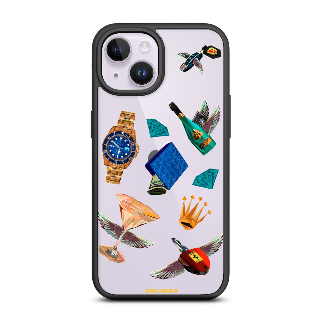 Чохол для iPhone 14 Plus Ferrari porsche rolex - INCADE