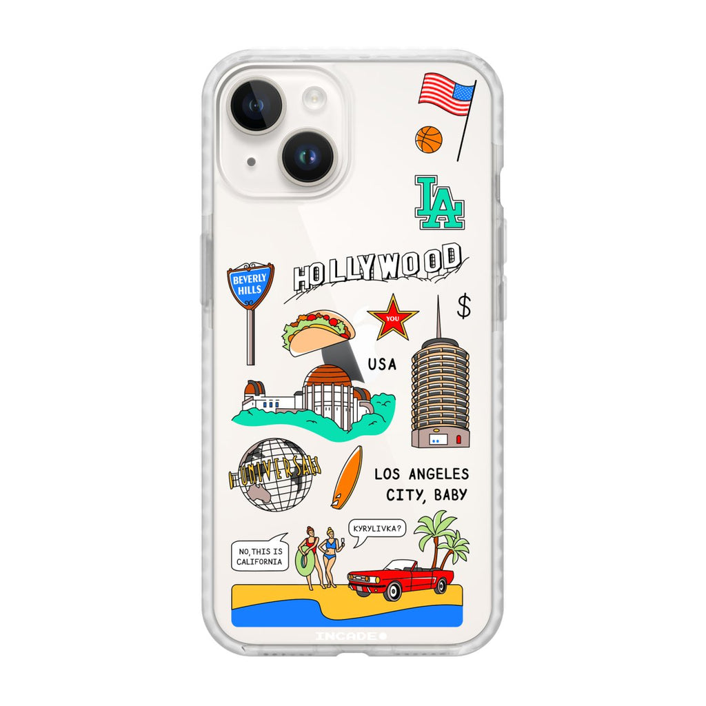 Чохол для iPhone 14 Plus LOS ANGELES - INCADE