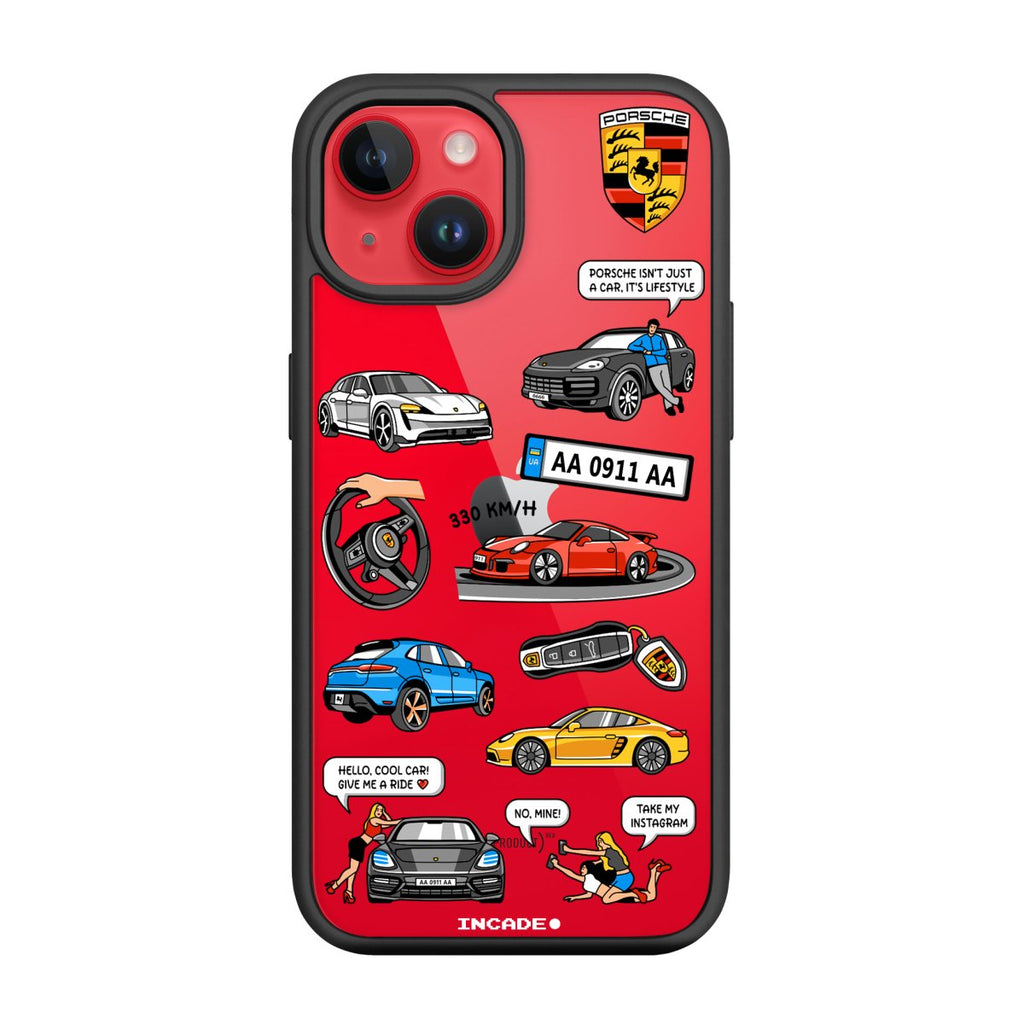 Чохол для iPhone 14 Plus PORSCHE - INCADE