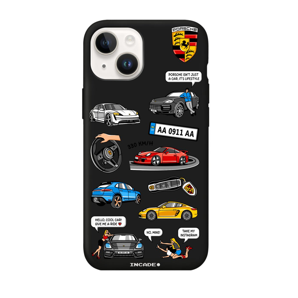 Чохол для iPhone 14 Plus PORSCHE - INCADE