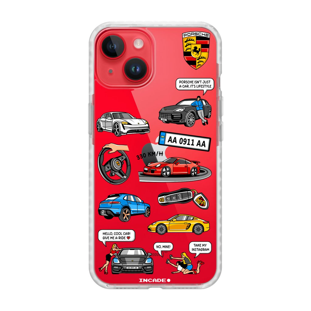 Чохол для iPhone 14 Plus PORSCHE - INCADE