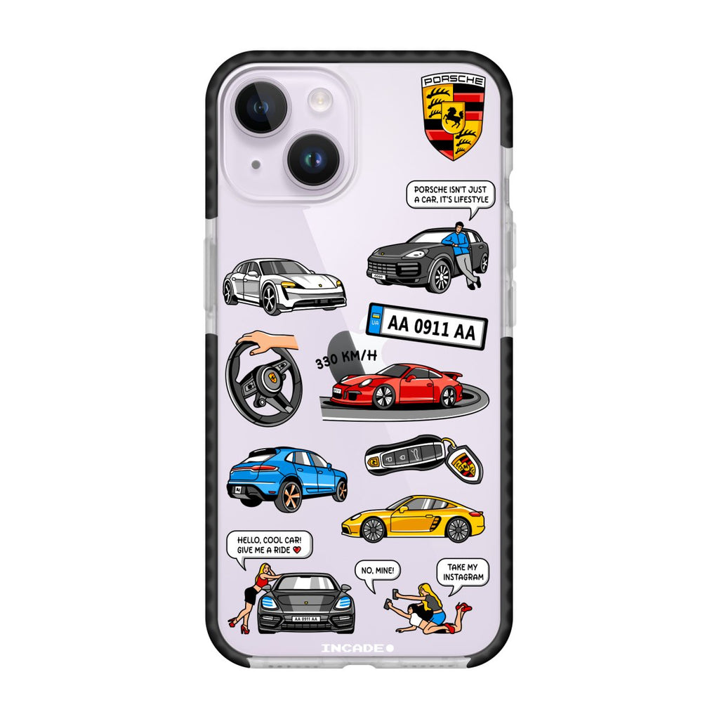 Чохол для iPhone 14 Plus PORSCHE - INCADE