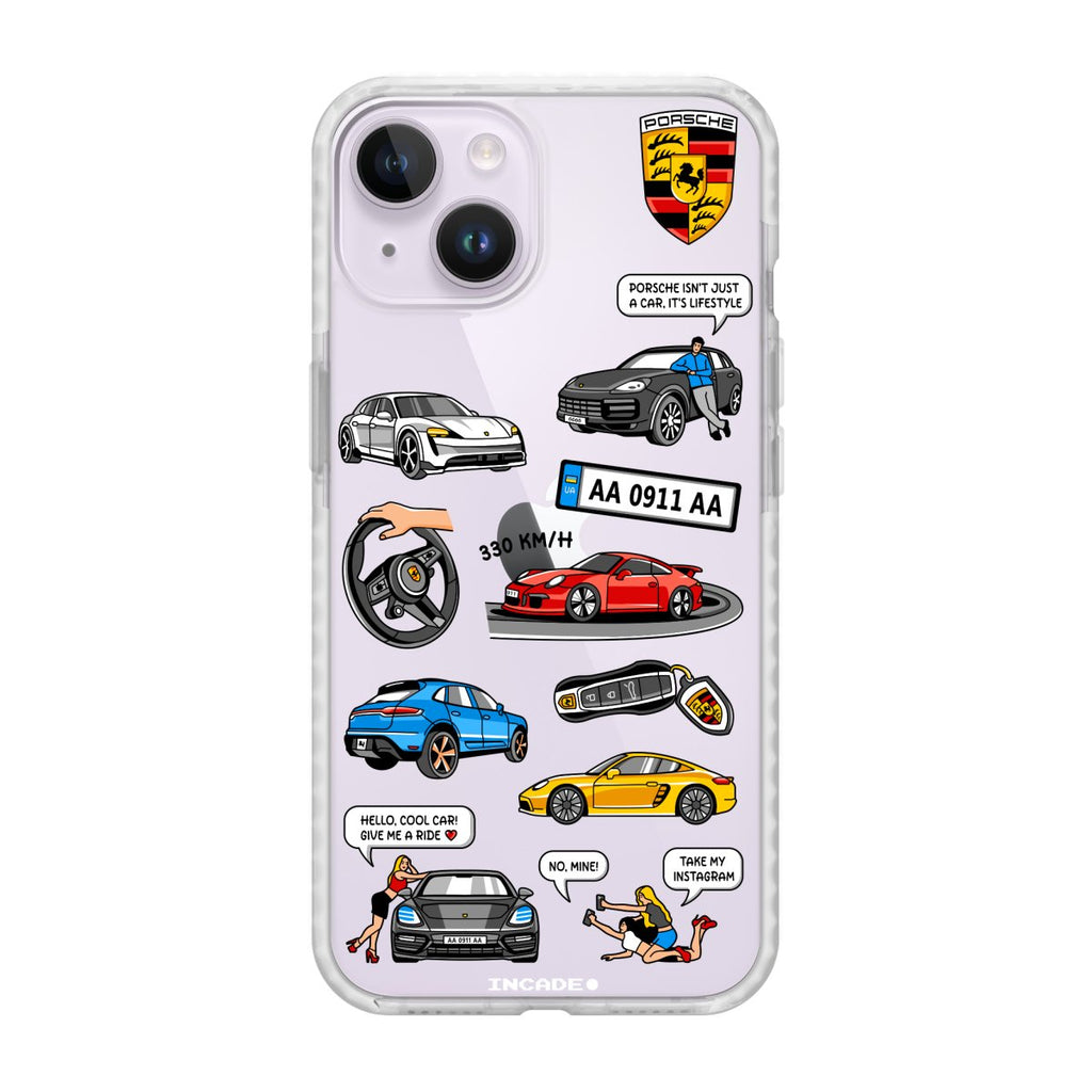 Чохол для iPhone 14 Plus PORSCHE - INCADE